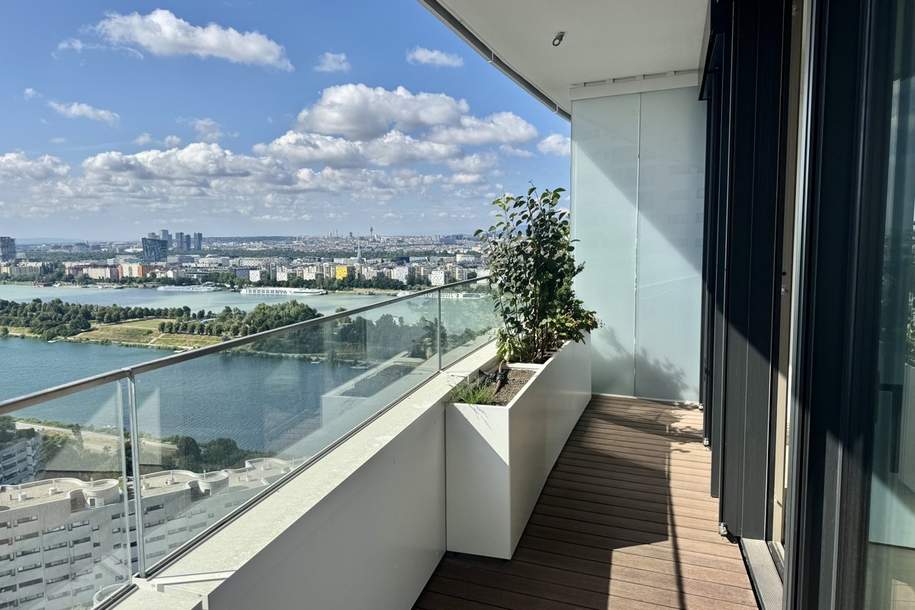 DANUBEFLATS - 2 Zimmer - Doorman, Gym, Pool, div. Lounges! Provisionsfrei, Wohnung-miete, 1.400,00,€, 1220 Wien 22., Donaustadt