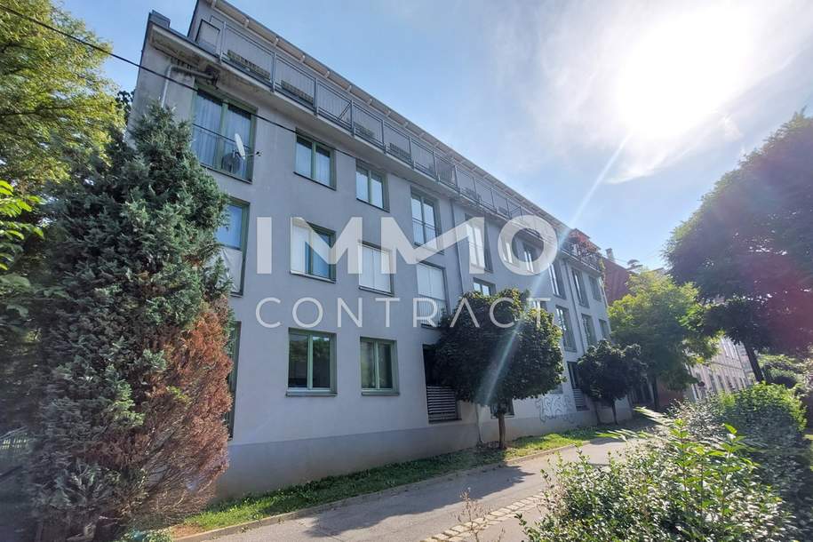 SINGLE-HIT: Schöne Klein-Wohnung bei der KF-UNI mit TERRASSE - Heinrichstraße 47b Top 11B, Wohnung-miete, 527,13,€, 8010 Graz(Stadt)