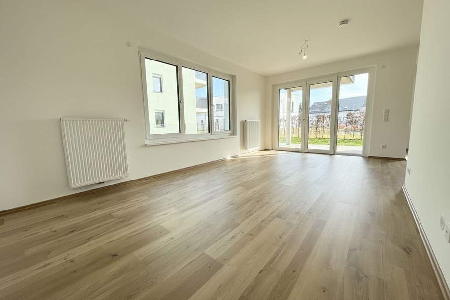 ERSTBEZUG "ein viertel grün" in Wr. Neustadt - herrliche 2 Zimmerwohnung mit traumhaftem Garten, Wohnung-kauf, 217.240,€, 2700 Wiener Neustadt(Stadt)