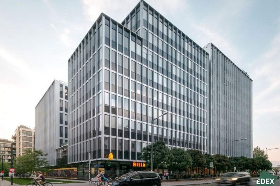 ViE - Effizient, flexibel, ökologisch: Hochmoderne Büroflächen im 3. Bezirk, Gewerbeobjekt-miete, 8.996,00,€, 1030 Wien 3., Landstraße