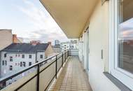 5-Zimmer-Wohnung, 4er-WG-tauglich, 2 Balkone und allgemeine Dachterrasse!