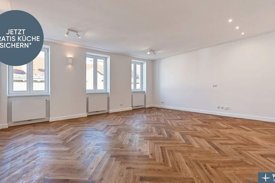 BALKONWOHNUNG im 4. Obergeschoß! Hochwertig sanierter 3-Zimmer-Stilaltbau, Wohnung-kauf, 649.000,€, 1040 Wien 4., Wieden