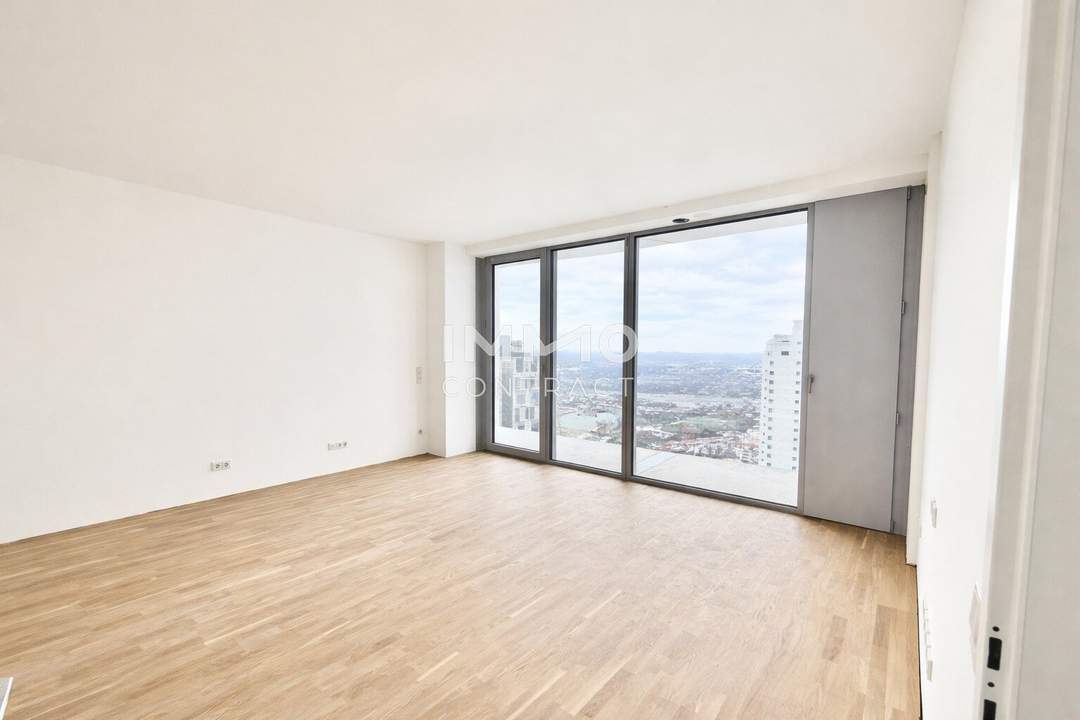 Wohnen im DC2 Tower - 2-Zimmer-Wohnung mit Private Aussichtsterrasse & spektakulärer Weitblick