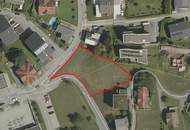 Traumgrundstück am Dorfplatz in Schwarzach