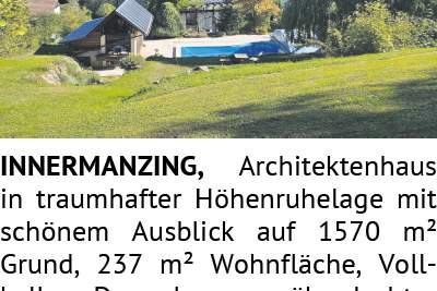 Architektenhaus in traumhafter Höhenruhelage mit schönem Ausblick auf 1570 m² Grund, 237 m², Haus-kauf, 850.000,€, 3052 Sankt Pölten(Land)