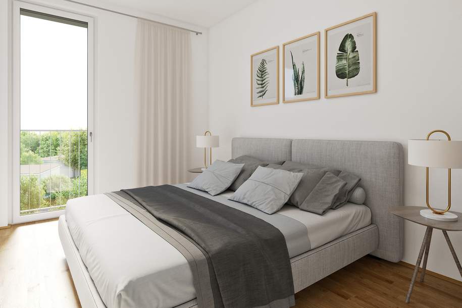 Erbstzug-Neubau nahe Alte Donau - 2 Zimmer, provisionsfrei, Wohnung-kauf, 327.000,€, 1210 Wien 22., Donaustadt