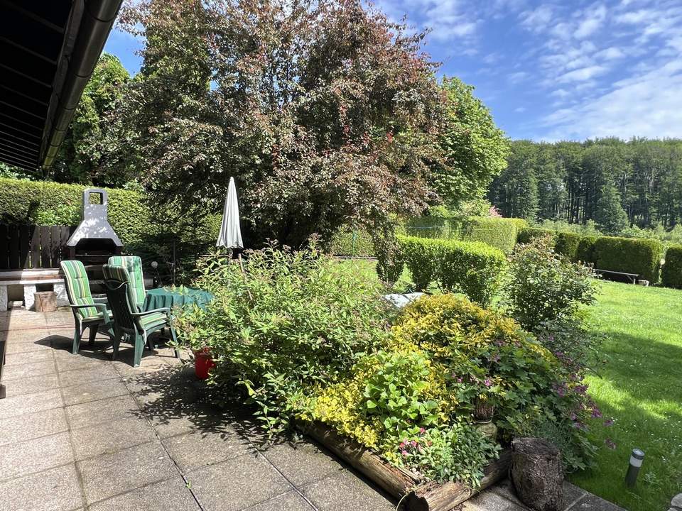 "Blockhaus mit Waldpanorama in Steinriegl - Nähe Weidling"