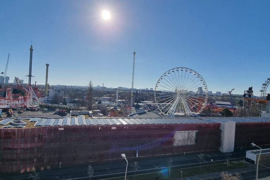 Traumhaftes Wohnen in einer Dachterrassenwohnung mit Blick in den Prater, Wohnung-miete, 2.400,00,€, 1020 Wien 2., Leopoldstadt