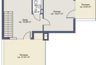 ELEGANTE SYMBIOSE aus ALTBAU und NEUBAU - 3 ZIMMER, TERRASSEN, GARTEN, WEINKELLER