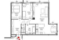Attraktive Familienwohnung mit 10,7 m² Balkon | 84 m² | nahe Siemens &amp; VetMed | 1210 Wien