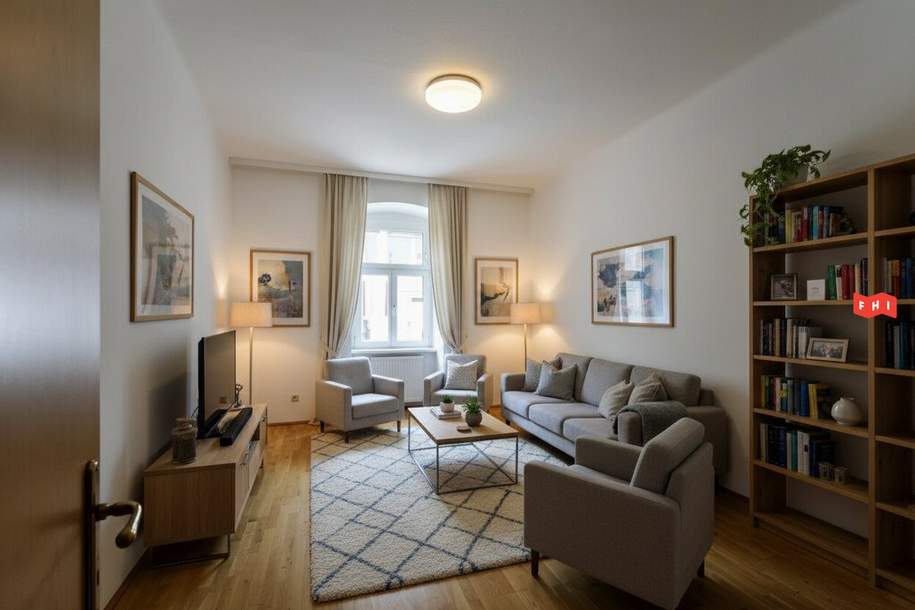 Altbaucharme trifft Rendite - Wohnung mit Airbnb-Potenzial, Wohnung-kauf, 237.000,€, 4020 Linz(Stadt)