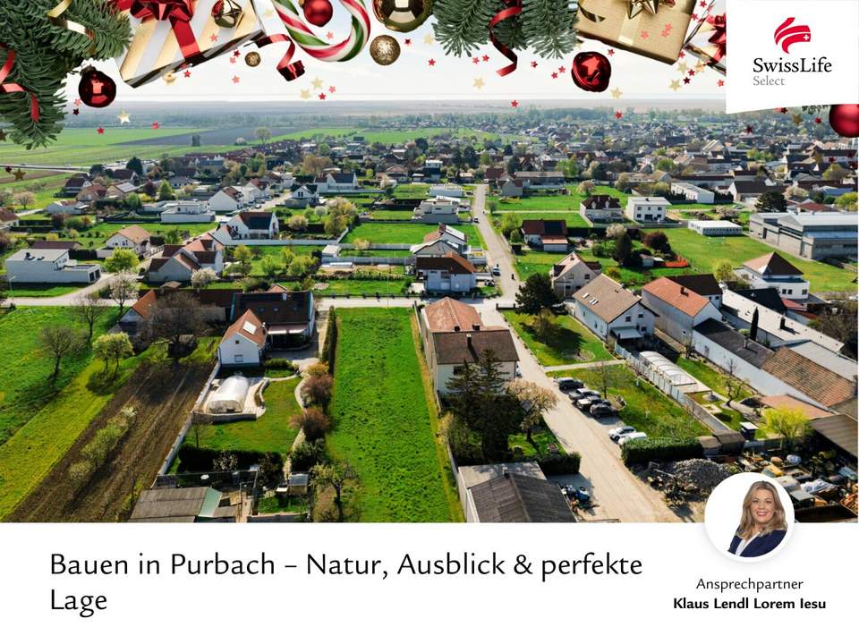 Purbach - Baugrund mit Fernblick in Top-Lage im Nordburgenland