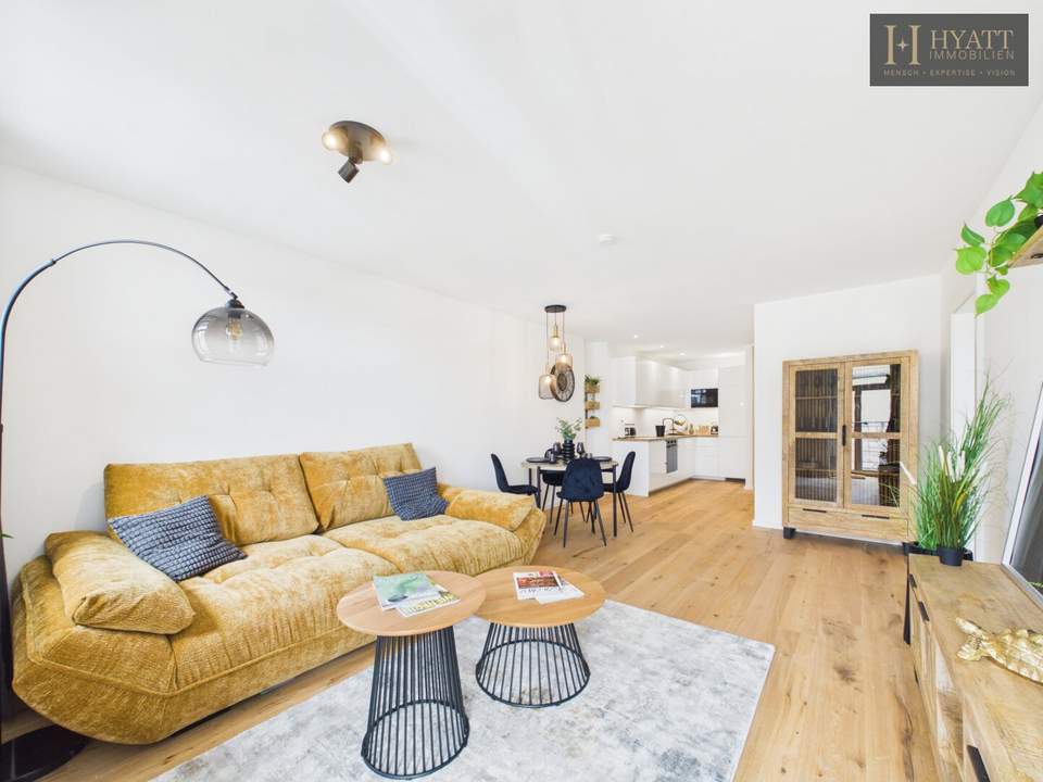 Moderne 2-Zimmer-Erstbezugswohnung mit Balkon und Fußbodenheizung in 1100 Wien!