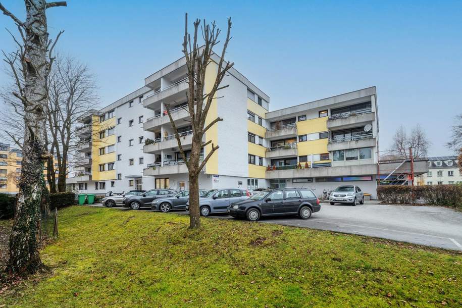 Baurecht bis 2117: Zentral wohnen in Salzburg auf ca. 40 m² mit Balkon, Wohnung-kauf, 160.000,€, 5020 Salzburg(Stadt)