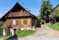 Alleinlage / Aussichtslage in Bärnbach: Landhaus + Einfamilienhaus + NG, 1.9 ha Wiese, 6.8 ha Wald