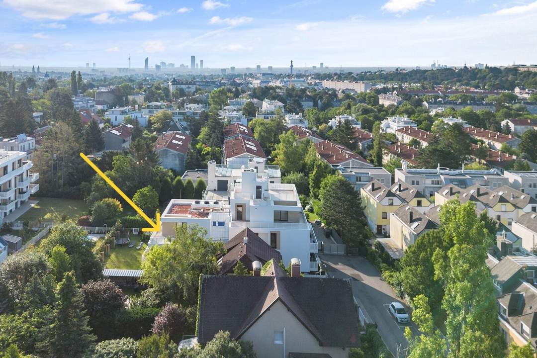 Helle 3-Zimmer-Wohnung mit 64 m² Terrasse &amp; Pool (Erstbezug)!