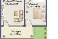 Gartenwohnung mit Seeblick