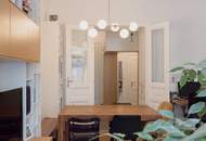 Balkon-Altbauwohnung 3 Zi und 21m² Balkon in Hofruhelage