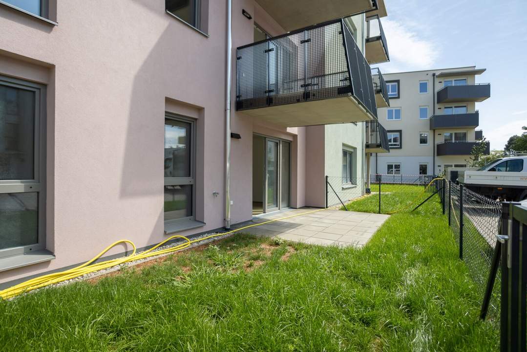 ERSTBEZUG "ein viertel grün" in Wr. Neustadt - Ihr 3 Zimmer Gartentraum wartet!