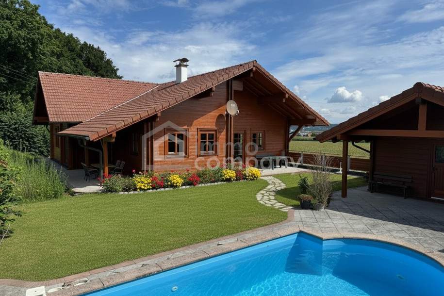 Wohnhaus Timelkam mit Gartenhaus, Pool, Sauna und Homeoffice, top gepflegt!, Haus-kauf, 799.000,€, 4850 Vöcklabruck