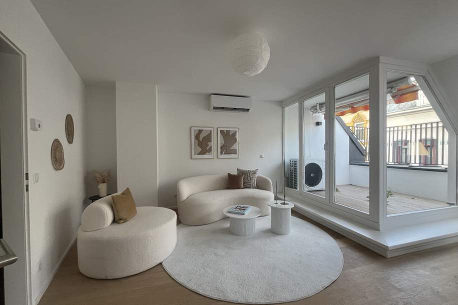 1180! Topmoderne, hochwertig sanierte DG-Maisonette mit Terrasse in toller Lage nahe Währinger Schubertpark und Johann-Nepomuk-Vogl-Markt!!, Wohnung-kauf, 599.000,€, 1180 Wien 18., Währing