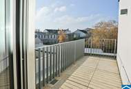 LEOPOLD XXI – Lichtdurchflutete 3-Zimmer-Dachgeschosswohnung mit 2 Balkonen!