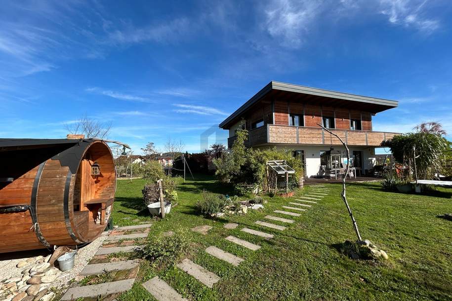 TRAUMAUSSICHT MIT BERGPANORAMA, WELLNESSOASE IM GARTEN UND EINEM EIGENEN WEINKELLER, Haus-kauf, 890.000,€, 5120 Braunau am Inn