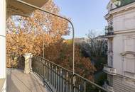 Hauslabgasse - repräsentativer 5 Zimmer Altbau mit 3 Balkonen und Parkblick