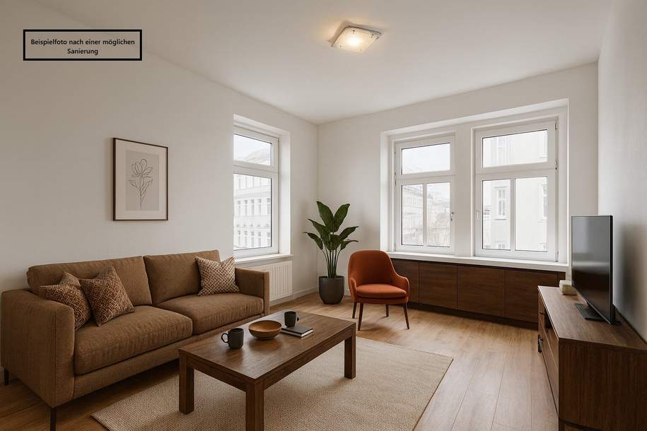 ++NEU++ Familienwohnung: großzügige 5-Zimmer Altbauwohnung (modernisierungsbedürftig) - adaptierbarer Grundriss, Wohnung-kauf, 398.900,€, 1120 Wien 12., Meidling