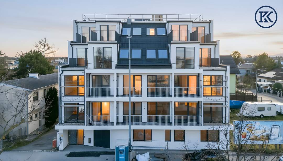 Helle 3-Zimmer-Neubauwohnung mit 9 m² Sonnenbalkon in gefragter Eßlinger Lage