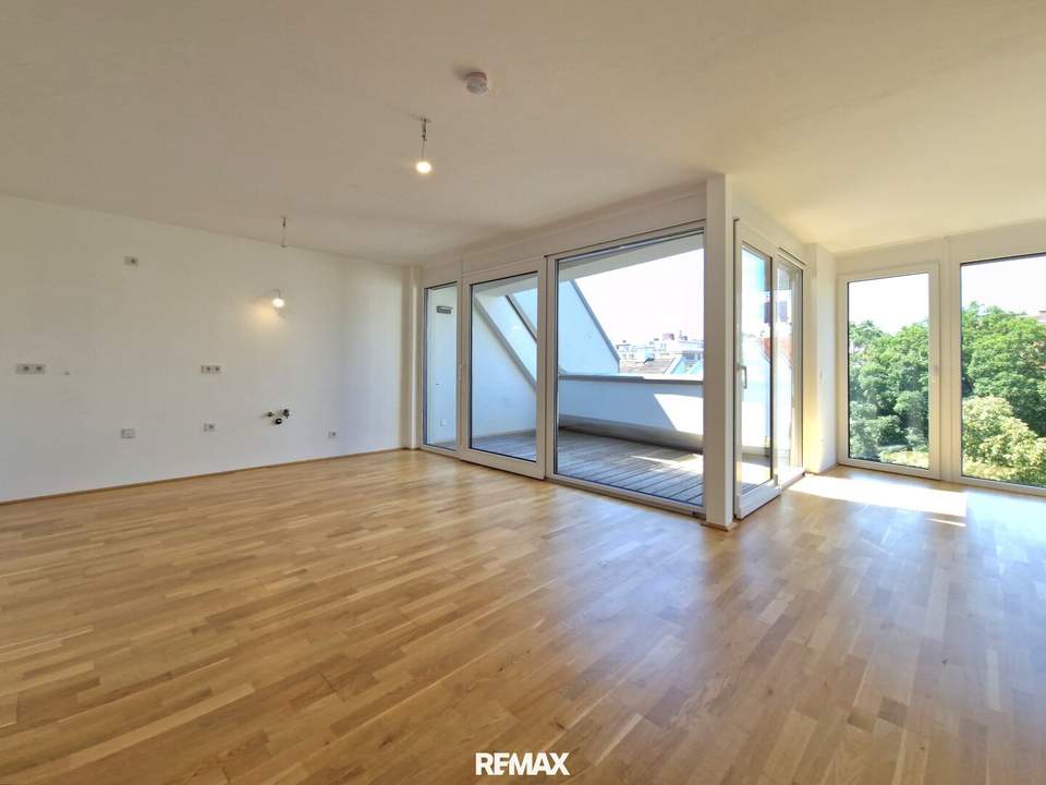 Dachgeschosswohnung mit drei Freiflächen und exklusiver Dachterrasse