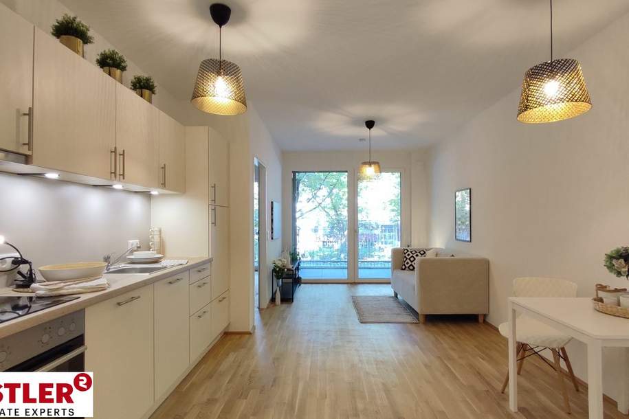 D2 Stadtoase- Modern und top gelegen!, Wohnung-miete, 889,90,€, 4020 Linz(Stadt)