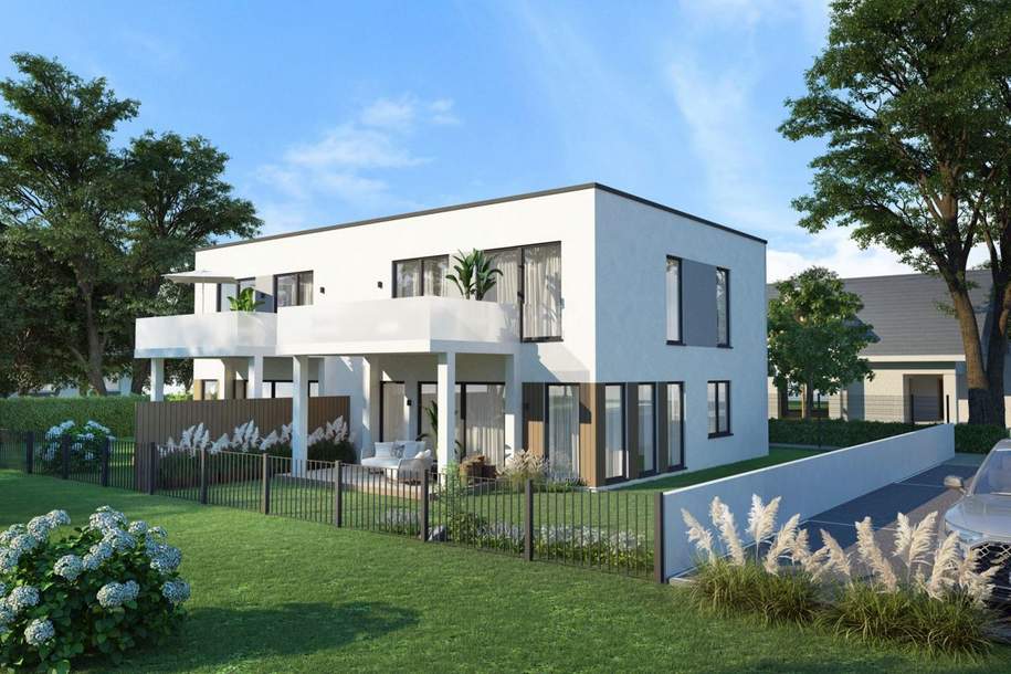 ++ BAUBEGINN demnächst ++ DOPPELHAUSPROJEKT, Haus-kauf, 590.000,€, 2201 Korneuburg