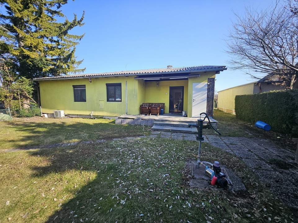 Gepflegter Bungalow mit Garten, mit Seezugang in Neufeld a.d. Leitha – 150m²!