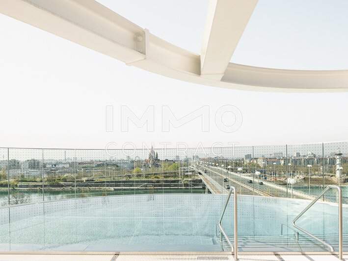 DANUBEFLATS: Premium Living - Edle 2-Zimmer-Wohnung in 40. Stock