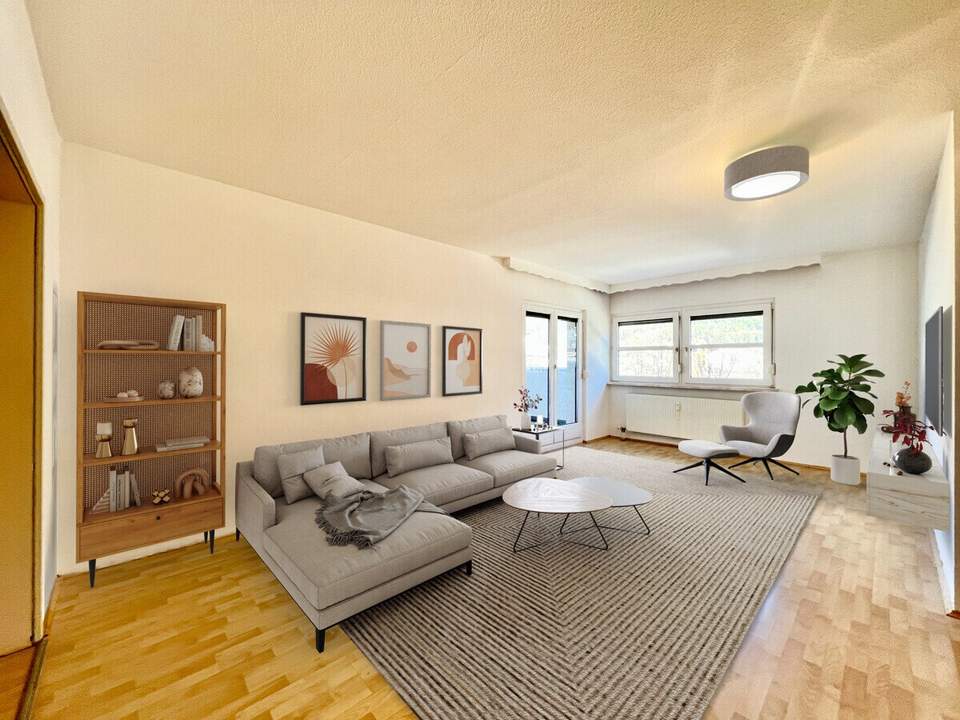 Moderne 3-Zimmer-Wohnung mit Balkon, Loggia &amp; Bergblick in zentraler Lage von Telfs