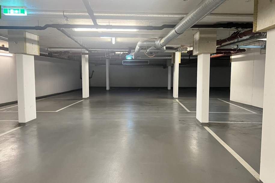KFZ Platz in schöner/großer Tiefgarage mit Schlüssel & Fernbedienung. (2,50 x 5,00) - JETZT ANFRAGEN, Kleinobjekte-miete, 108,28,€, 1220 Wien 22., Donaustadt