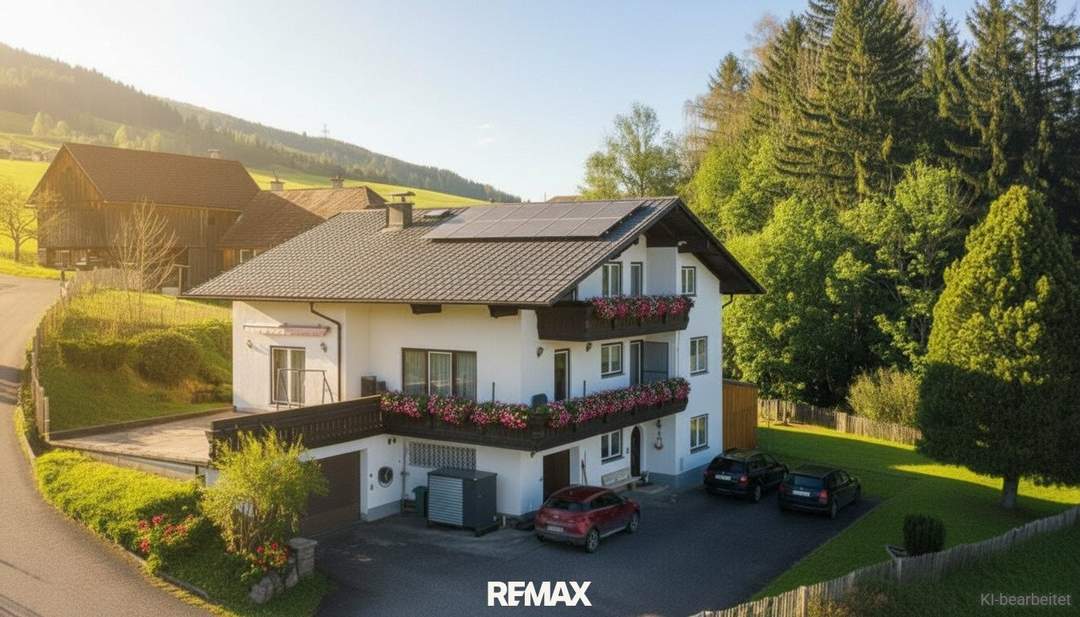 Großzügiges Haus in Alleinlage mit Panoramablick über Irdning