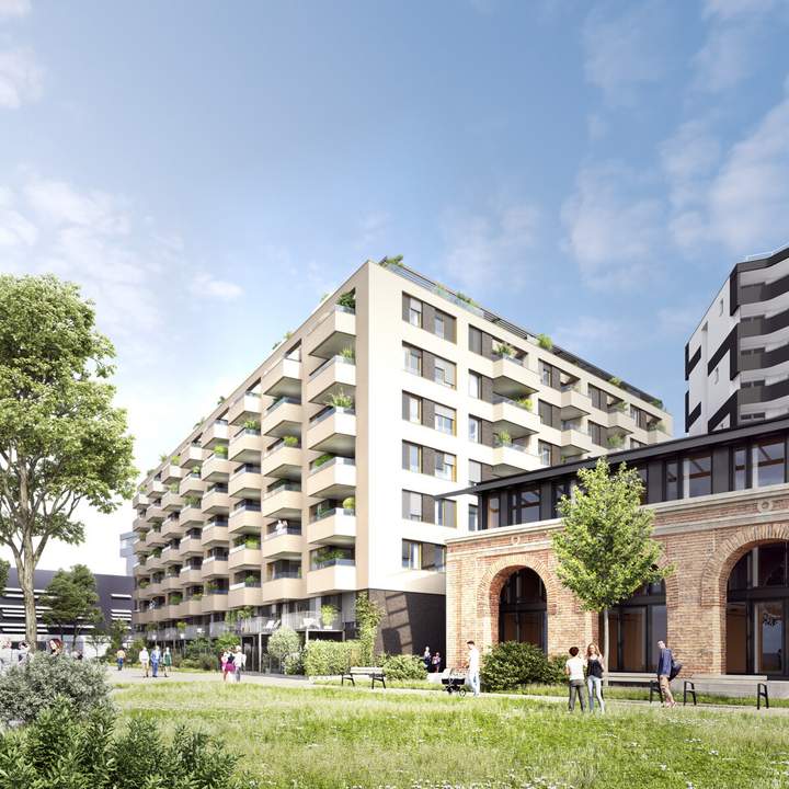 2 room retreat in prime location: Directly at the main train station: Commission-free + Completion in October