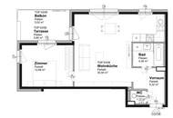 10m² große Terrasse - Top-Neubauwohnung in der Koloniestraße beim FAC-Platz