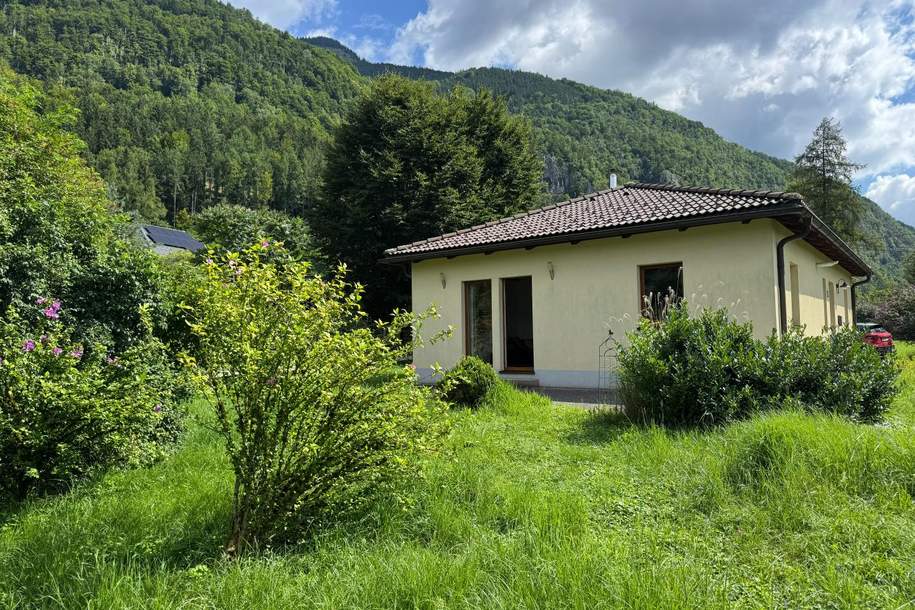 Bungalow in SONNIGER LAGE mit schönen Ausblicken !, Haus-kauf, 385.000,€, 4645 Gmunden