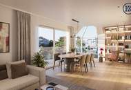 Modernes Wohnen im Grünen: Elegantes Garten-Apartment nahe der Alten Donau