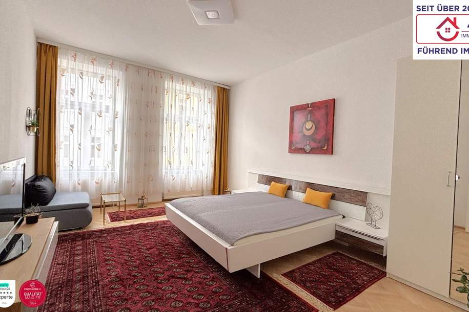 Perfekte City-Wohnung: Helles 1-Zimmer Altbaujuwel nahe Westbahnhof, Wohnung-kauf, 152.000,€, 1150 Wien 15., Rudolfsheim-Fünfhaus