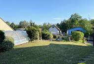 "die Badesaison genießen" Pachtgrund mit Bungalow mit großem Garten und Pool in der Feriensiedlung beim Badeteich Steinbrunn