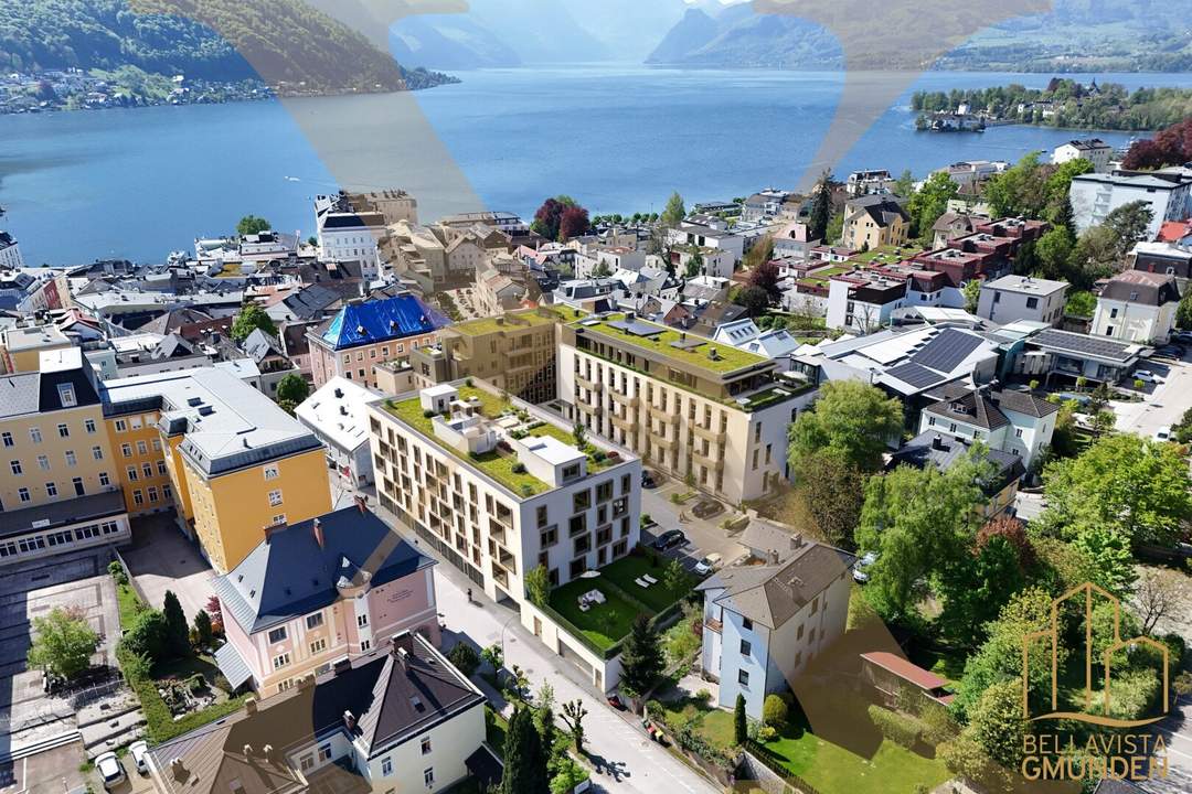 ERSTBEZUG: Traumhafte 3-Zimmer-Ferienwohnung mit attraktivem Balkon im Zentrum von Gmunden zu verkaufen!