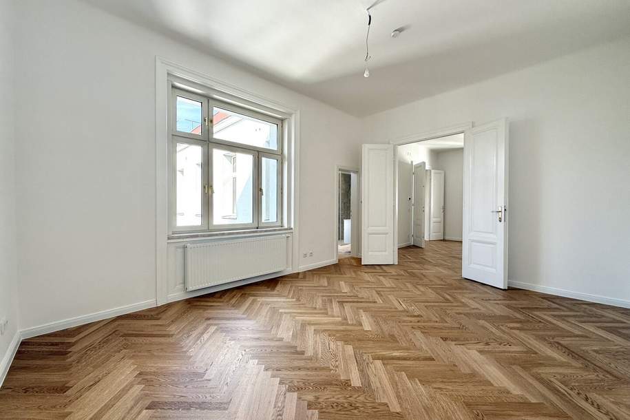 Frisch saniert & sofort bezugsbereit im 4.Stock: 73 m² Altbauwohnung in ruhiger Innenhoflage inklusive LIFT, Wohnung-kauf, 479.000,€, 1050 Wien 5., Margareten