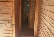 Natur pur - Holzblockhaus eingebettet in sonniger Ruhelage