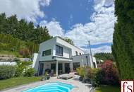 Exquisites Wohnhaus mit schönem Garten und Pool, Ruhelage mit Fernblick