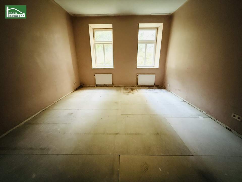 Renovierungsbedürftige 2-Zimmer-Altbauwohnung in ruhiger Hoflage mit viel Potenzial! NÄHE U-BAHN U4/U6