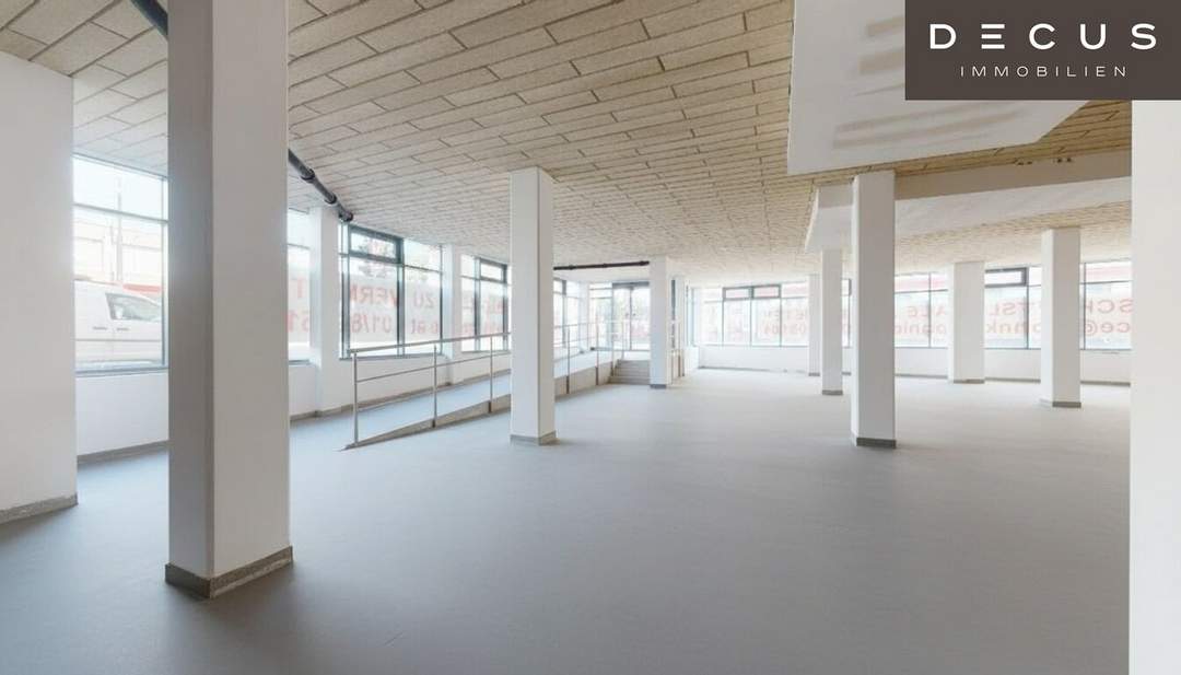 Großzügige Geschäftslokale zwischen 300 und 800 m² im 21. Bezirk – Top Sichtbarkeit